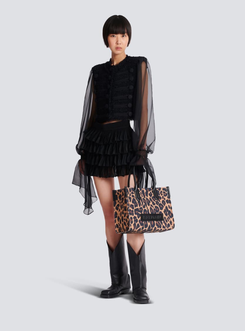 B-Army 36 leopard print tote bag
