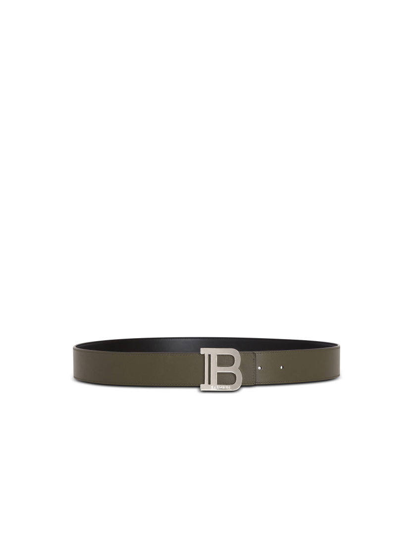 Reversible leather B-Belt