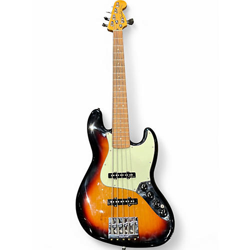 Used Fender Player Plus Jazz Bass V 3 Color Sunburst Electric Bass Guitar 3 Color Sunburst