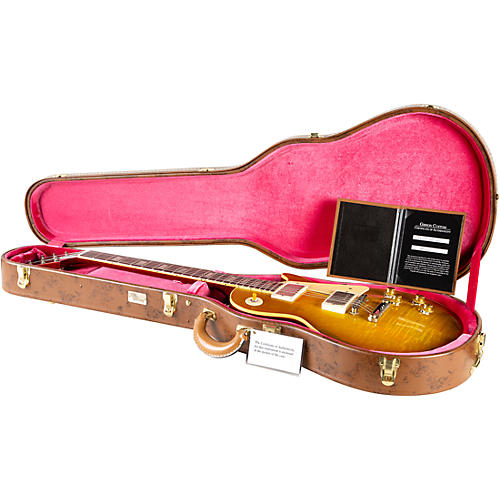 Gibson Custom M2M 1959 Les Paul Standard Reissue VOS (Hand Select Top) Electric Guitar Green Lemon