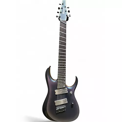 Used Ibanez RGD71ALMS BLACK AUORA BURST Solid Body Electric Guitar BLACK AUORA BURST