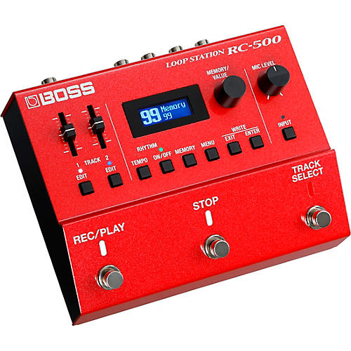 BOSS RC-500 Loop Station Effects Pedal Red