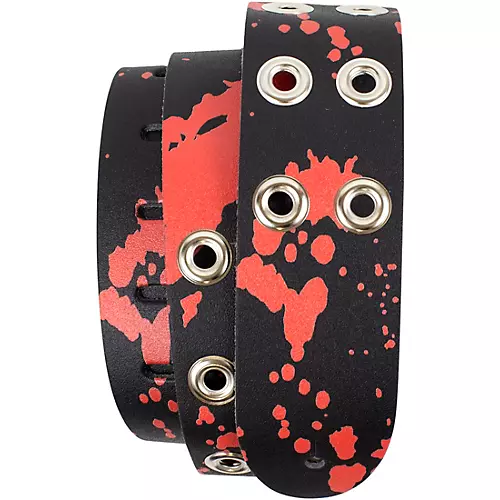 Perri's Direct to Leather Blood Grommets Guitar Strap 2 in.