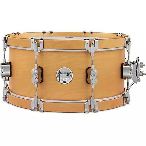 PDP by DW Concept Classic Snare Drum With Wood Hoops 14 x 6.5 in. Ebony/Ebony Hoops
