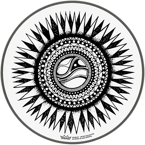 Remo ArtBEAT Aric Improta New Sun Artist Collection Drum Head, 10