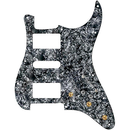 920D Custom HSH Pre-Wired Pickguard for Strat With S7W-HSH-2T Wiring Harness Black