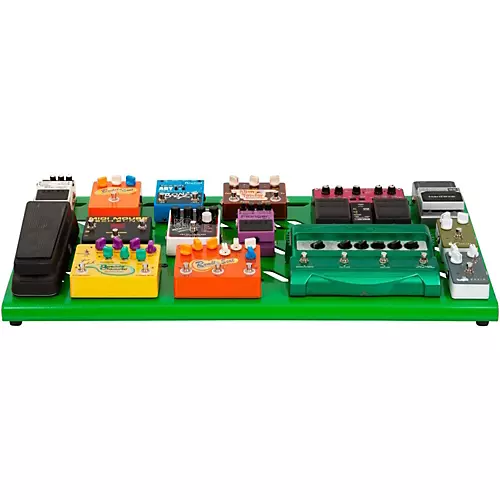 Gator Green Aluminum Pedalboard XL With Carry Bag