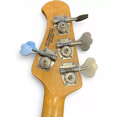 Vintage 1996 Ernie Ball Music Man 20th Anniversary Sting Ray Natural Electric Bass Guitar Natural