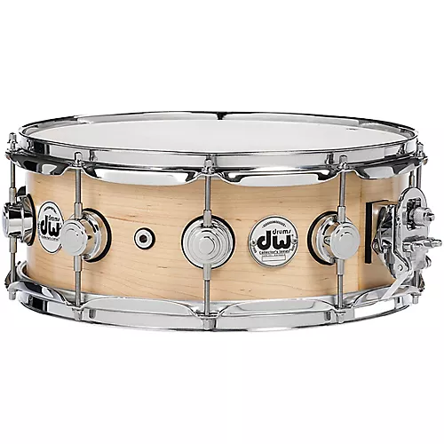 DW Collector's Series Satin Oil Snare Drum 14 x 6 in. Natural with Chrome Hardware