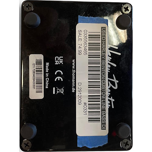 Used Harley Benton Custom Line Bass DI Extender Bass Effect Pedal