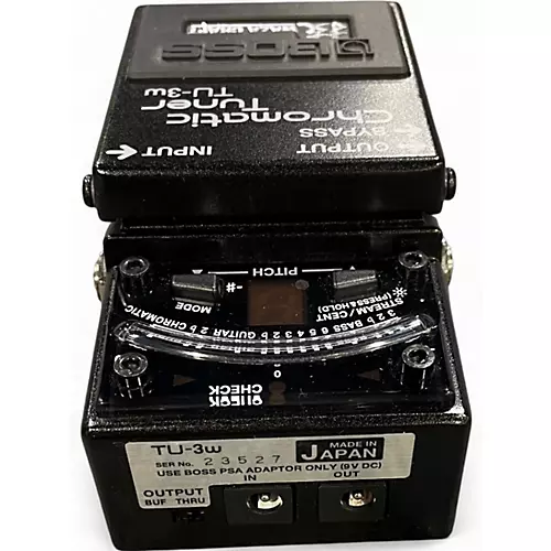 Used BOSS TU3W Waza Craft Chromatic Tuner Pedal