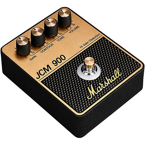 Marshall JCM900 Distortion and Gain Effects Pedal Black and Gold