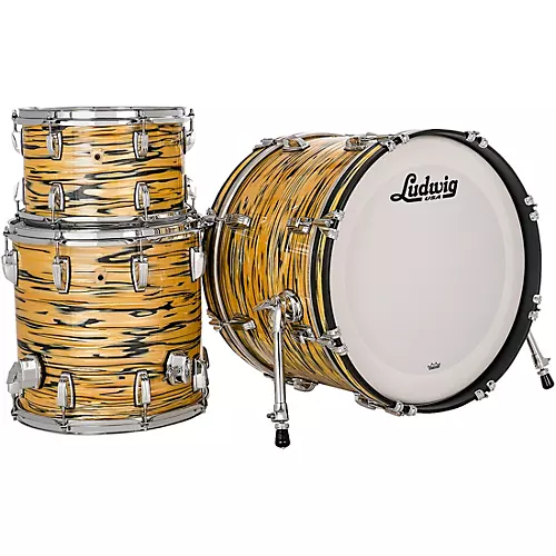 Ludwig Legacy Maple 3-Piece Downbeat Shell Pack with 20 in. Bass Drum Lemon Oyster