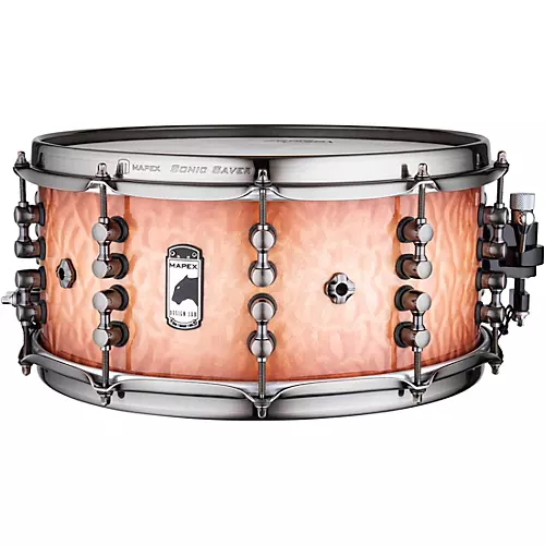 Mapex Black Panther Design Lab Snare Drum Versatus 14 x 4.62 in. Peach Burl Burst