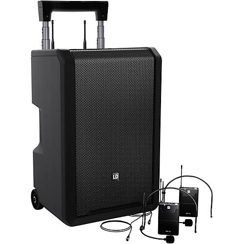 LD Systems ANNY 10 Portable Battery-Powered Speaker With Dual Wireless Headset Mics B5.1
