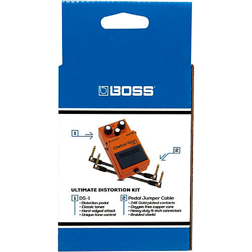 BOSS DS-1 Distortion Effects Pedal and Two 6