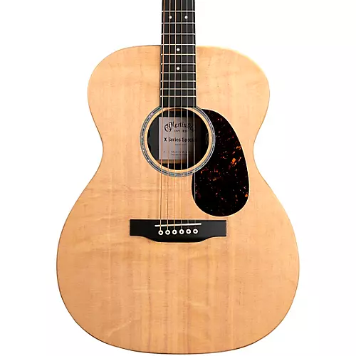 Martin X Series Special 000-X2E Spruce-Rosewood HPL Acoustic-Electric Guitar Pack Natural