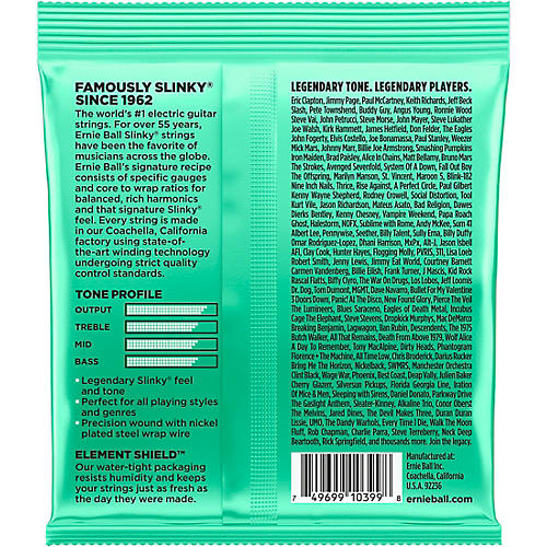 Ernie Ball Hyper Slinky Electric Guitar Strings 12 Pack