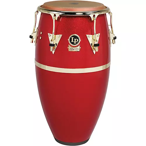 LP Galaxy Fiberglass Fausto Cuevas III Signature Conga, Arena Red with Gold Hardware 11 in.