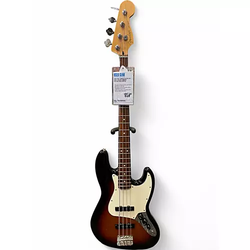 Used 2021 Fender Player Jazz Bass 3 Color Sunburst Electric Bass Guitar 3 Color Sunburst