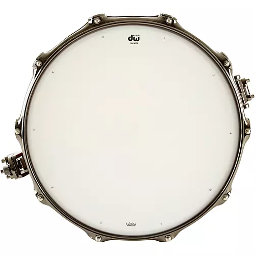 DW Collector's Exotic Purpleheart With Heart Graphic Snare Drum, Black Nickel Hardware 14 x 4 in.