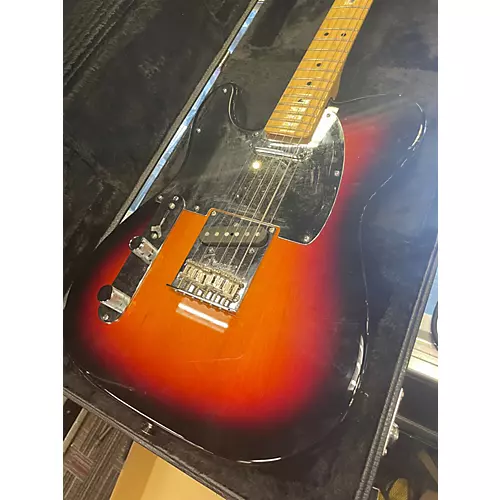 Used 2014 Fender American Standard Telecaster LH Left Handed 3 Tone Sunburst Electric Guitar 3 Tone Sunburst