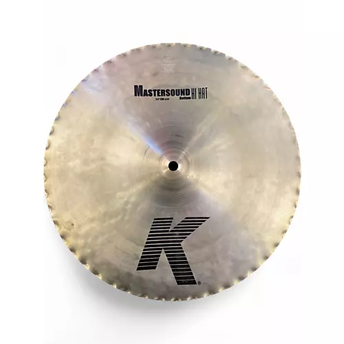 Used Zildjian 14in Mastersound Hi Hat Pair Cymbal 33
