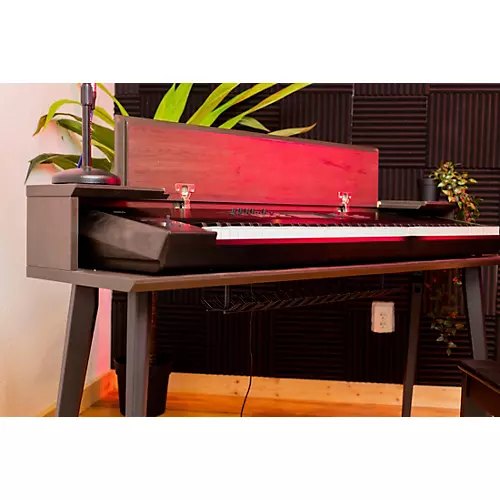 Gator Frameworks GFW-ELITEKEYTBL88 Elite Furniture Series 88-Note Keyboard Table Dark Walnut