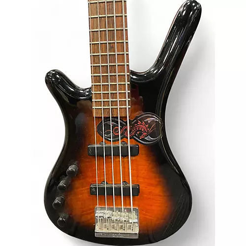 Used RockBass By Warwick Corvette Classic 5 String Sunburst Electric Bass Guitar Sunburst