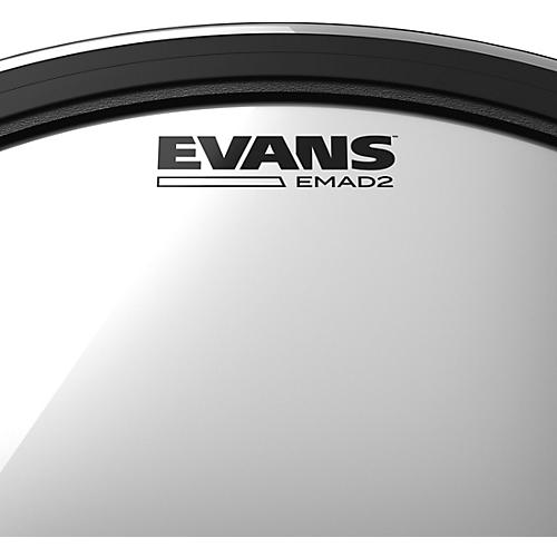 EVANS EMAD 2 Clear Batter Bass Drum Head 26 in.