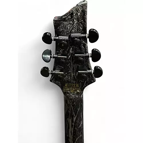 Used Schecter Guitar Research C1 SILVER MOUNTAIN FLOYD ROSE  Silver Electric Guitar Silver