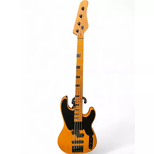 Used Schecter Guitar Research Model T Butterscotch Electric Bass Guitar Butterscotch