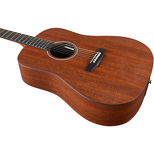 Martin DX1E X Series Left-Handed Dreadnought Acoustic-Electric Guitar Figured Mahogany