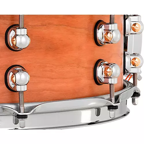 Pearl Music City Custom Solid Shell Snare Cherry in Hand-Rubbed Natural Finish 14 x 5 in.