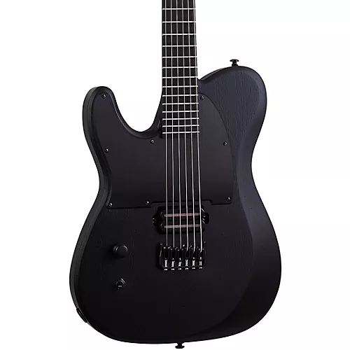 Schecter Guitar Research PT Black Ops Left Handed Electric Guitar Satin Black Open Pore