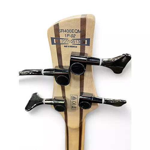 Used Ibanez SR400EQM 2 Color Sunburst Electric Bass Guitar 2 Color Sunburst