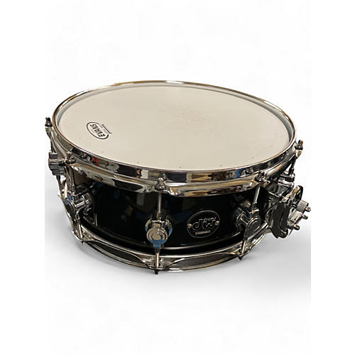 Used DW 5.5X14 Performance Series Snare Ebony Stain Lacquer Drum Ebony Stain Lacquer 10