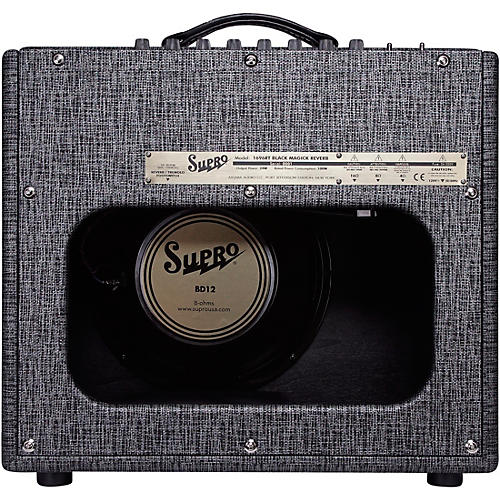 Supro Black Magick Reverb 25W 1x12 Tube Guitar Combo Amp
