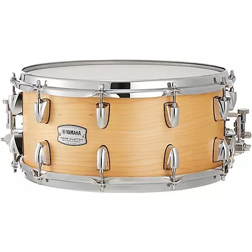 Yamaha Tour Custom Maple Snare Drum 14 x 5.5 in. Licorice Satin