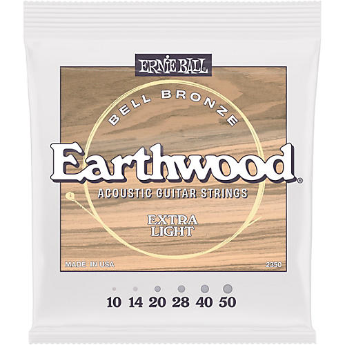 Ernie Ball Earthwood Bell Bronze Acoustic Guitar Strings Medium (13-56)