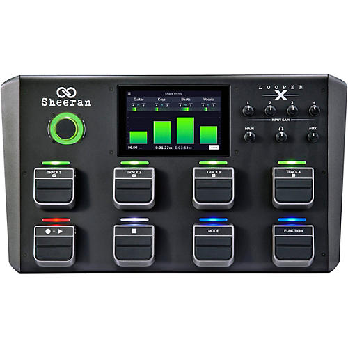 Sheeran Looper Looper X Multi-Track Looper Workstation Black