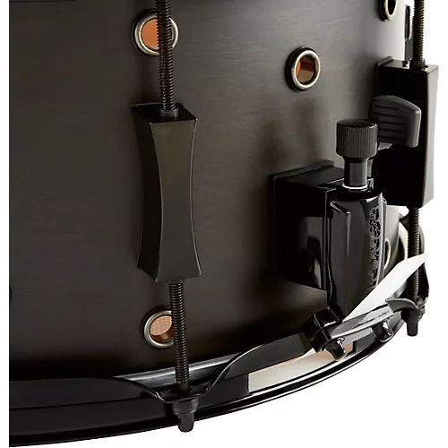 Pork Pie Little Squealer Snare Drum Satin Black Ebony 7 x 13 in.