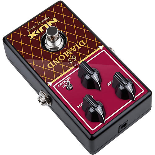 NUX 63 Diamond VOX AC Preamp Reissue Series Pedal Black