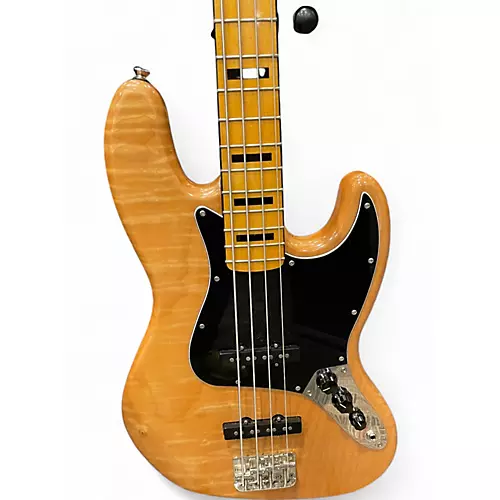 Used Squier Classic Vibe 70s Jazz Bass Natural Electric Bass Guitar Natural