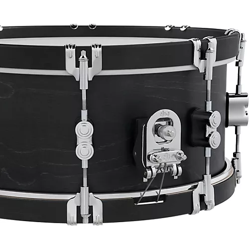 PDP by DW Concept Classic Snare Drum With Wood Hoops 14 x 6.5 in. Ebony/Ebony Hoops