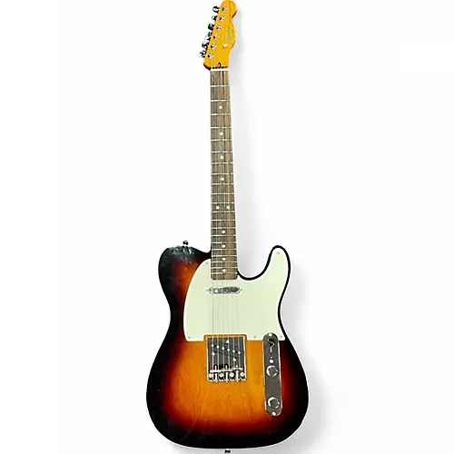 Used 2020s Squier Classic Vibe Telecaster Custom 3 Color Sunburst Solid Body Electric Guitar 3 Color Sunburst