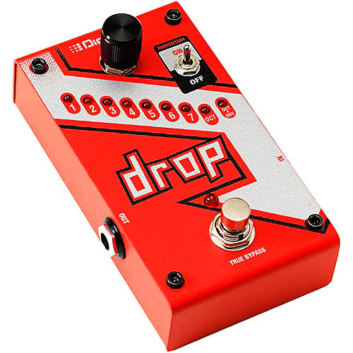 DigiTech Drop Polyphonic Drop Tune Pitch Shifter Guitar Effects Pedal
