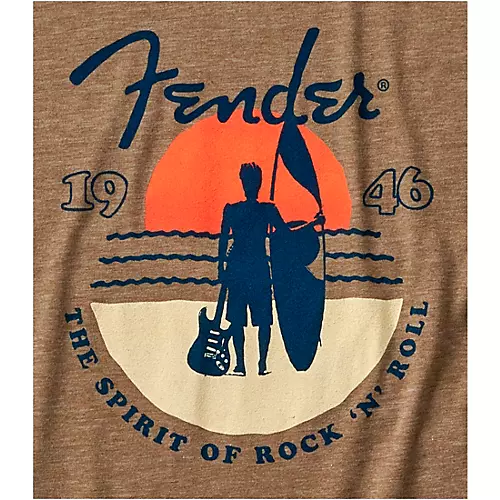 Fender Sunset Spirit T-Shirt X Large Olive