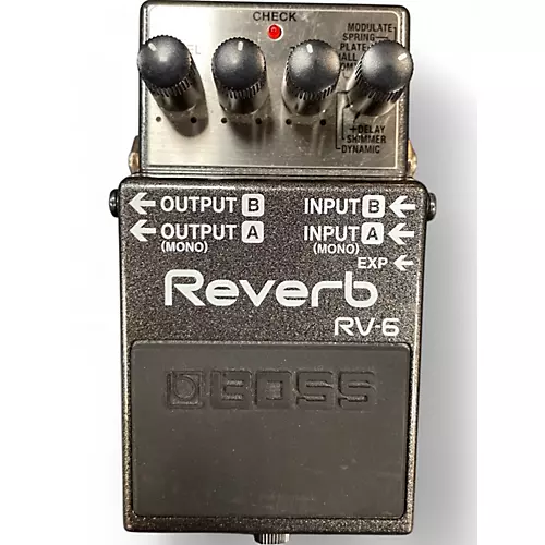 Used BOSS RV6 Digital Reverb Effect Pedal