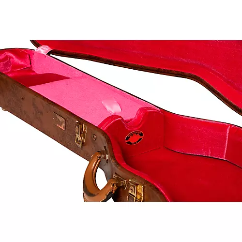 Gibson Lifton Historic 5-Latch Brown/Pink Hardshell Case for Les Paul Aged